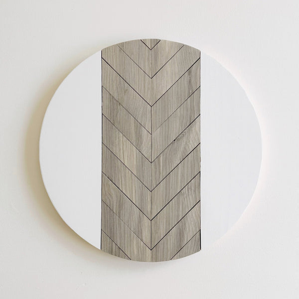 16" Bentley Round in gray pine
