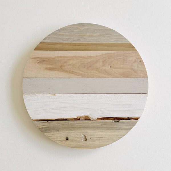 12" Taupe Birch Round
